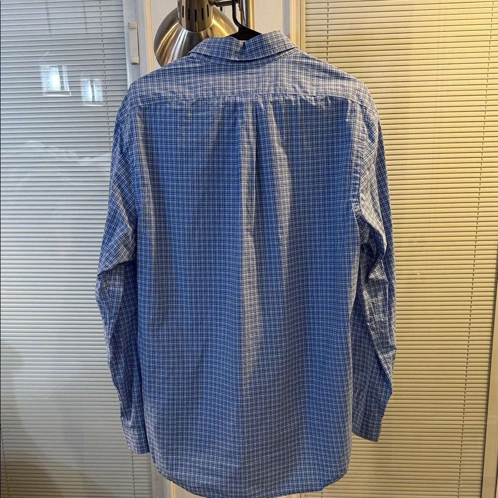 Polo Ralph Lauren Men's Checkered Blue Shirt - Picture 3 of 3